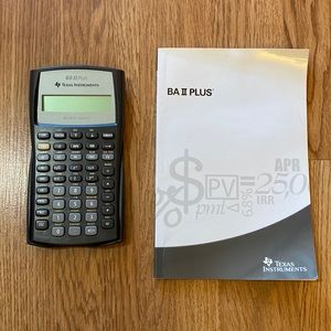 BA II Plus Business Analyst finance calculator